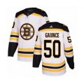 Boston Bruins #50 Brendan Gaunce Authentic White Away Hockey Jersey