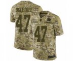 New York Giants #47 Alec Ogletree Limited Camo 2018 Salute to Service Football Jersey