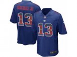 New York Giants #13 Odell Beckham Jr Limited Royal Blue Strobe NFL Jersey