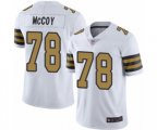 New Orleans Saints #78 Erik McCoy Limited White Rush Vapor Untouchable Football Jersey