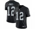 Oakland Raiders #12 Zay Jones Black Team Color Vapor Untouchable Limited Player Football Jersey