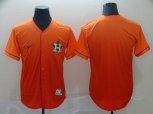 Nike Houston Astros Blank Orange Drift Fashion MLB Jersey