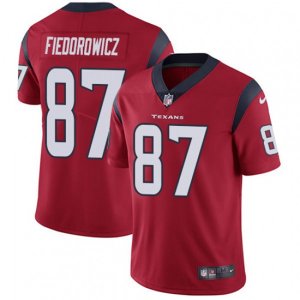 Houston Texans #87 C.J. Fiedorowicz Limited Red Alternate Vapor Untouchable NFL Jersey