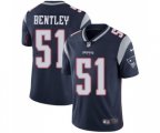 New England Patriots #51 Ja'Whaun Bentley Navy Blue Team Color Vapor Untouchable Limited Player Football Jersey