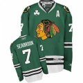 Chicago Blackhawks #7 Brent Seabrook Premier Green NHL Jersey