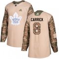 Toronto Maple Leafs #8 Connor Carrick Authentic Camo Veterans Day Practice NHL Jersey