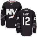 New York Islanders #12 Josh Bailey Premier Black Third NHL Jersey
