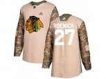 Chicago Blackhawks #27 Jeremy Roenick Camo Authentic 2017 Veterans Day Stitched NHL Jersey