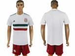 Mexico Blank Away Soccer Country Jersey