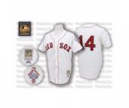 1987 Boston Red Sox #14 Jim Rice Authentic White Throwback Baseball Jersey