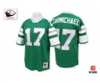 Philadelphia Eagles #17 Harold Carmichael Green Authentic Throwback Football Jersey
