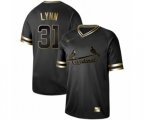 St. Louis Cardinals #31 Lance Lynn Authentic Black Gold Fashion Baseball Jersey