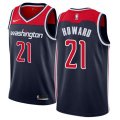 Washington Wizards #21 Dwight Howard Swingman Navy Blue NBA Jersey Statement Edition