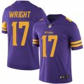 Minnesota Vikings #17 Jarius Wright Elite Purple Rush Vapor Untouchable NFL Jersey