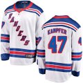 New York Rangers #47 Steven Kampfer Fanatics Branded White Away Breakaway NHL Jersey