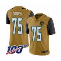Jacksonville Jaguars #75 Cedric Ogbuehi Limited Gold Rush Vapor Untouchable 100th Season Football Jersey