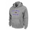 Baltimore Ravens Heart & Soul Pullover Hoodie Grey