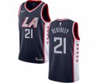 Los Angeles Clippers #21 Patrick Beverley Swingman Navy Blue Basketball Jersey - City Edition
