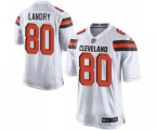 Cleveland Browns #80 Jarvis Landry Game White Football Jersey