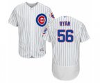 Chicago Cubs Kyle Ryan White Home Flex Base Authentic Collection Baseball Player Jersey