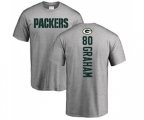 Green Bay Packers #80 Jimmy Graham Ash Backer T-Shirt