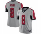 Atlanta Falcons #8 Matt Schaub Limited Silver Inverted Legend Football Jersey
