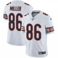 Chicago Bears #86 Zach Miller White Vapor Untouchable Limited Player NFL Jersey