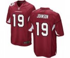 Arizona Cardinals #19 KeeSean Johnson Game Red Team Color Football Jersey