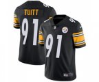 Pittsburgh Steelers #91 Stephon Tuitt Black Team Color Vapor Untouchable Limited Player Football Jersey