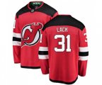 New Jersey Devils #31 Eddie Lack Fanatics Branded Red Home Breakaway Hockey Jersey