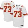 Kansas City Chiefs #73 Zach Fulton White Vapor Untouchable Elite Player NFL Jersey
