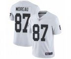 Oakland Raiders #87 Foster Moreau White Vapor Untouchable Limited Player Football Jersey