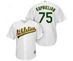 Oakland Athletics James Kaprielian Replica White Home Cool Base Baseball Player Jersey