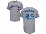 Toronto Blue Jays #46 Brett Anderson Grey Flexbase Authentic Collection MLB Jersey
