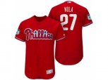Philadelphia Phillies #27 Aaron Nola 2017 Spring Training Flex Base Authentic Collection Stitched Baseball Jersey