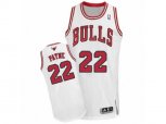 Adidas Chicago Bulls #22 Cameron Payne Authentic White Home NBA Jersey
