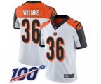 Cincinnati Bengals #36 Shawn Williams White Vapor Untouchable Limited Player 100th Season Football Jersey