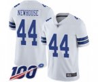 Dallas Cowboys #44 Robert Newhouse White Vapor Untouchable Limited Player 100th Season Football Jersey