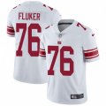 New York Giants #76 D.J. Fluker White Vapor Untouchable Limited Player NFL Jersey