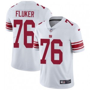 New York Giants #76 D.J. Fluker White Vapor Untouchable Limited Player NFL Jersey