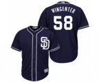 San Diego Padres Trey Wingenter Replica Navy Blue Alternate 1 Cool Base Baseball Player Jersey