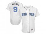 Boston Red Sox #9 Ted Williams White Flexbase Authentic Collection Stitched Baseball Jersey