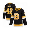 Boston Bruins #42 David Backes Authentic Black Alternate Hockey Jersey
