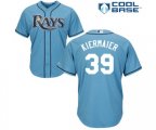 Tampa Bay Rays #39 Kevin Kiermaier Replica Light Blue Alternate 2 Cool Base Baseball Jersey