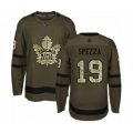 Toronto Maple Leafs #19 Jason Spezza Authentic Green Salute to Service Hockey Jersey