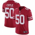 San Francisco 49ers #50 Brock Coyle Red Team Color Vapor Untouchable Limited Player NFL Jersey
