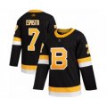 Boston Bruins #7 Phil Esposito Authentic Black Alternate Hockey Jersey