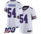 Buffalo Bills #54 Eddie Yarbrough White Vapor Untouchable Limited Player 100th Season Football Jersey