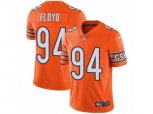 Chicago Bears #94 Leonard Floyd Vapor Untouchable Limited Orange Rush NFL Jersey