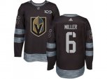 Vegas Golden Knights #6 Colin Miller Black 1917-2017 100th Anniversary Stitched NHL Jersey